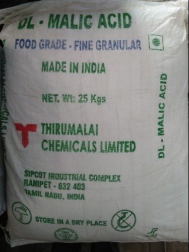 Malic Acid Powder (tirumalai Chemical), Packaging Size: 25 kg