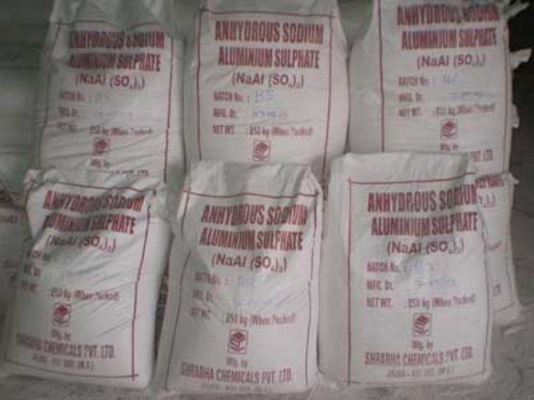 Food grade Sodium Aluminium Sulphate Chemical