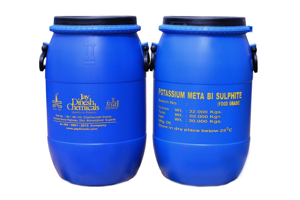 Potassium Meta Bi Sulphite E224, Packaging Type: Hdpe Drums, Packaging Size: 30kg