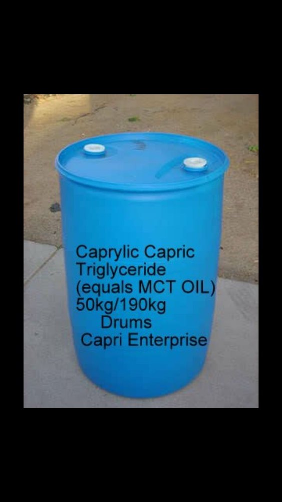 Liquid Caprylic Capric Triglyceride, Packaging Type: Plastic Carboys & Hdpe Drums