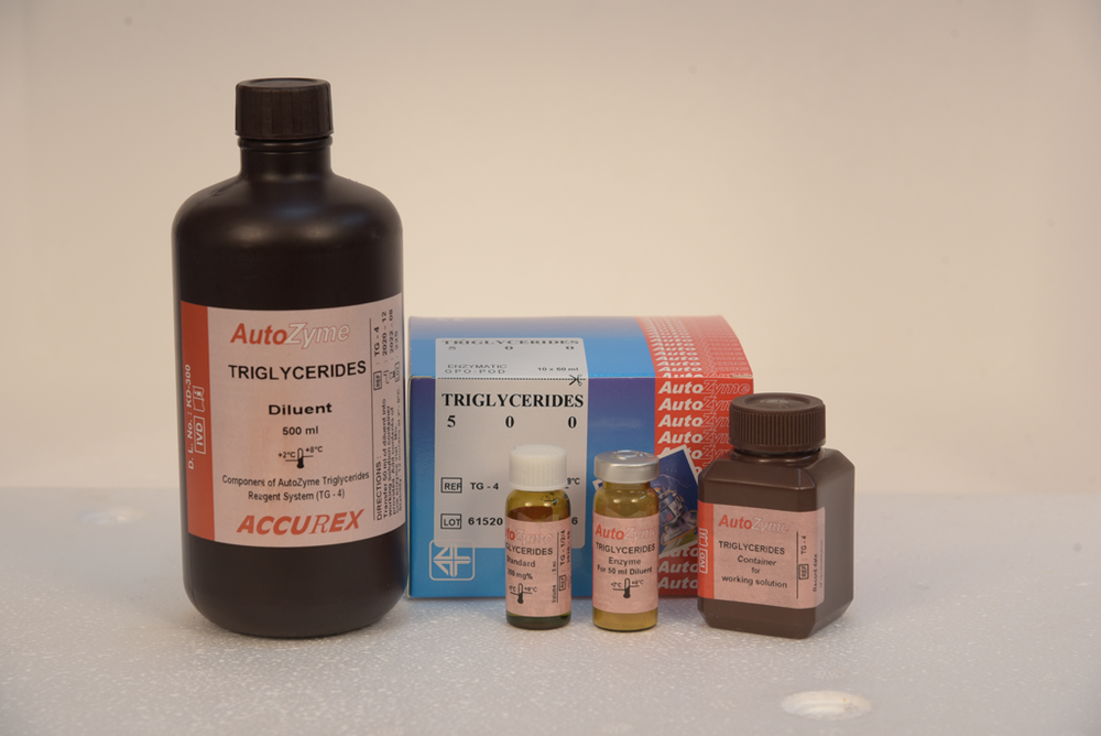 Triglyceride 500 - Accurex Autozyme Biochemistry Reagent, Bottle