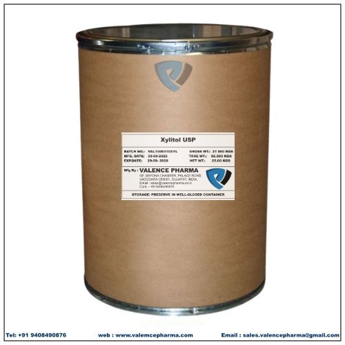 Xylitol API Powder, Packaging Type: Drum, Packaging Size: 25 kg