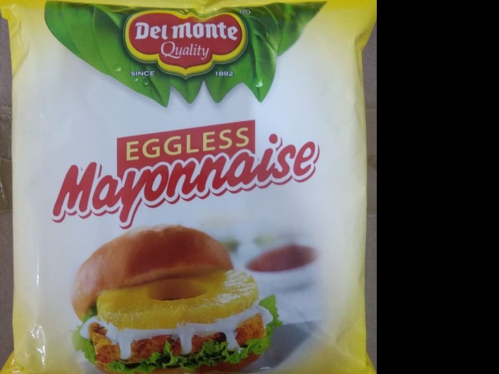 White Delmonte Mayonnaise, For Burgers, Packaging Type: Pouch