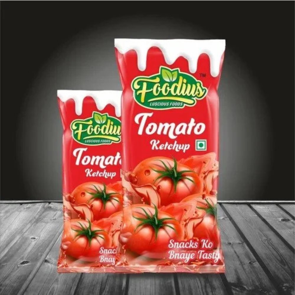 Foodius Tomato Ketchup 8 Gm, Packaging Type: Pouch