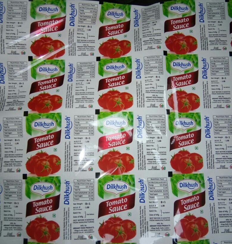 Tomato Ketchup 8 gram pouch, Readymade