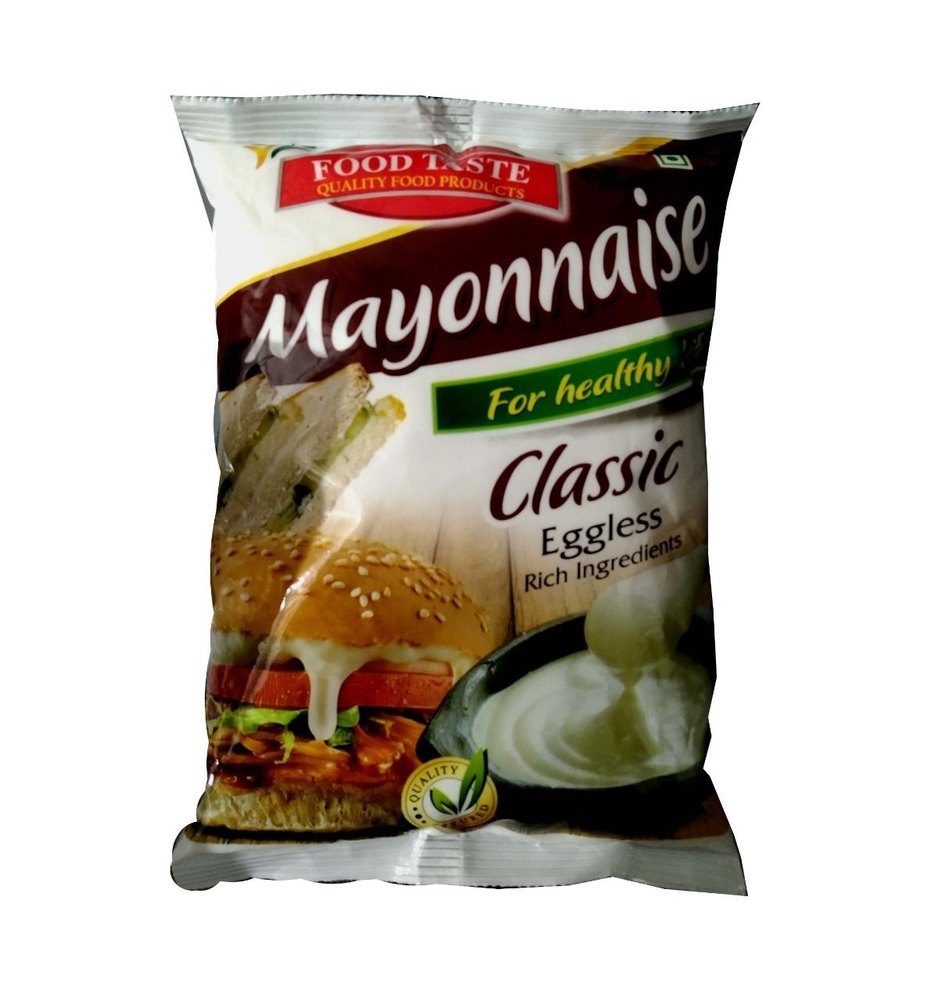 Food Taste Classic Eggless Mayonnaise, Weight: 1 Kg, Packaging Type: Packet