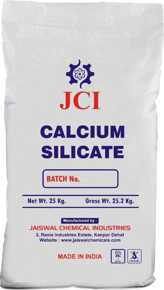 Calcium Silicate Powder, Bag, 25 kg