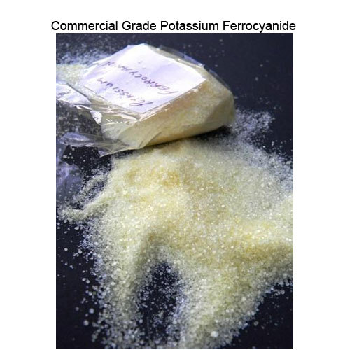 Faint Yellow Crystals Commercial Grade Potassium Ferrocyanide