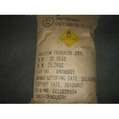 White Granules Calcium Peroxide, Packaging Type: Bag, Packaging Size: 25 Kg