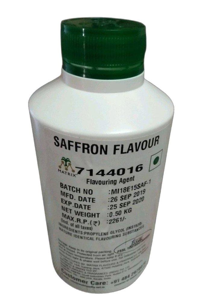 Saffron Flavour, For Food Flavouring, Packaging Size: 0.50Kg