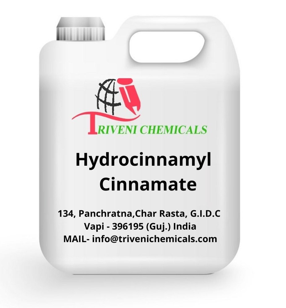 98% Min Hydrocinnamyl Cinnamate, Packaging Size: Drum