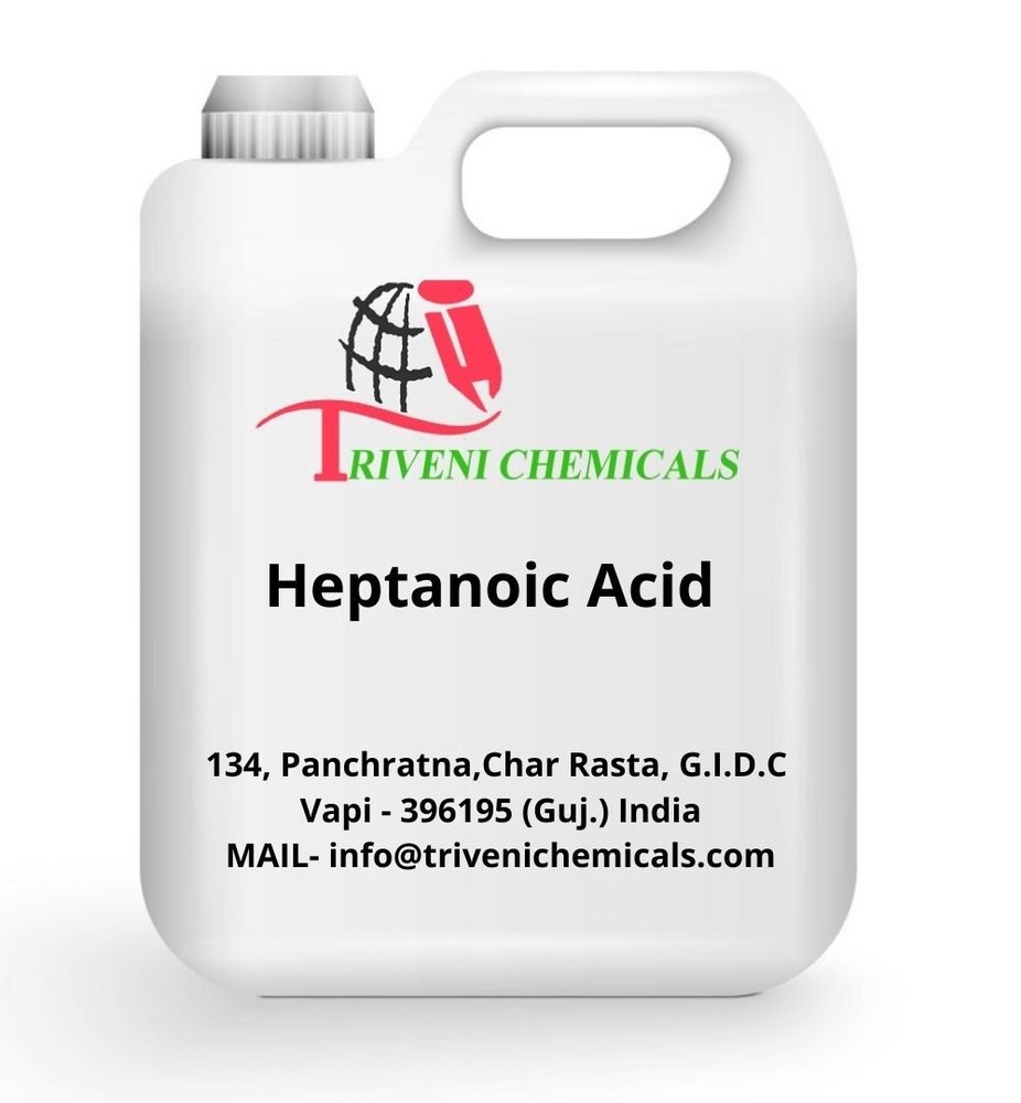 Liquid Heptanoic Acid, Packaging Type: Drum