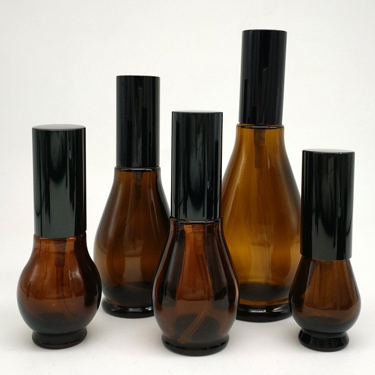 10ml 20ml 30ml 50ml 100ml Pear-Shaped Glass Bottle Atomizer. Perfume, Facial Water Container