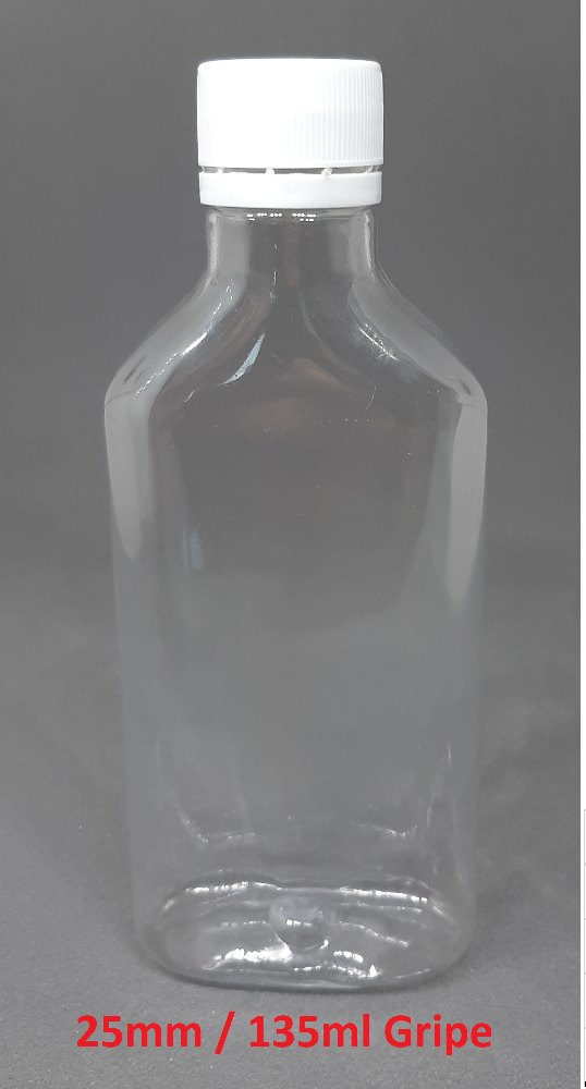 Transparent 135ml Gripe Water PET Bottle for Packaging