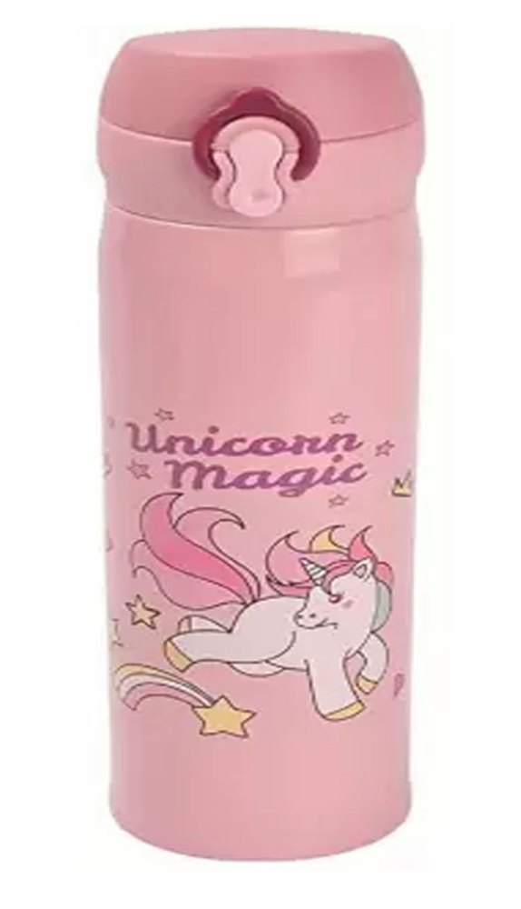 Unicorn Water Bottle for Kids / Unicorn Double Insulated Wall Stainless Steel Water Bottle 500 ml