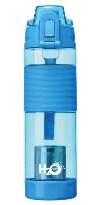 Plastic Blue Alkaline Bottle, Capacity: 700 Ml