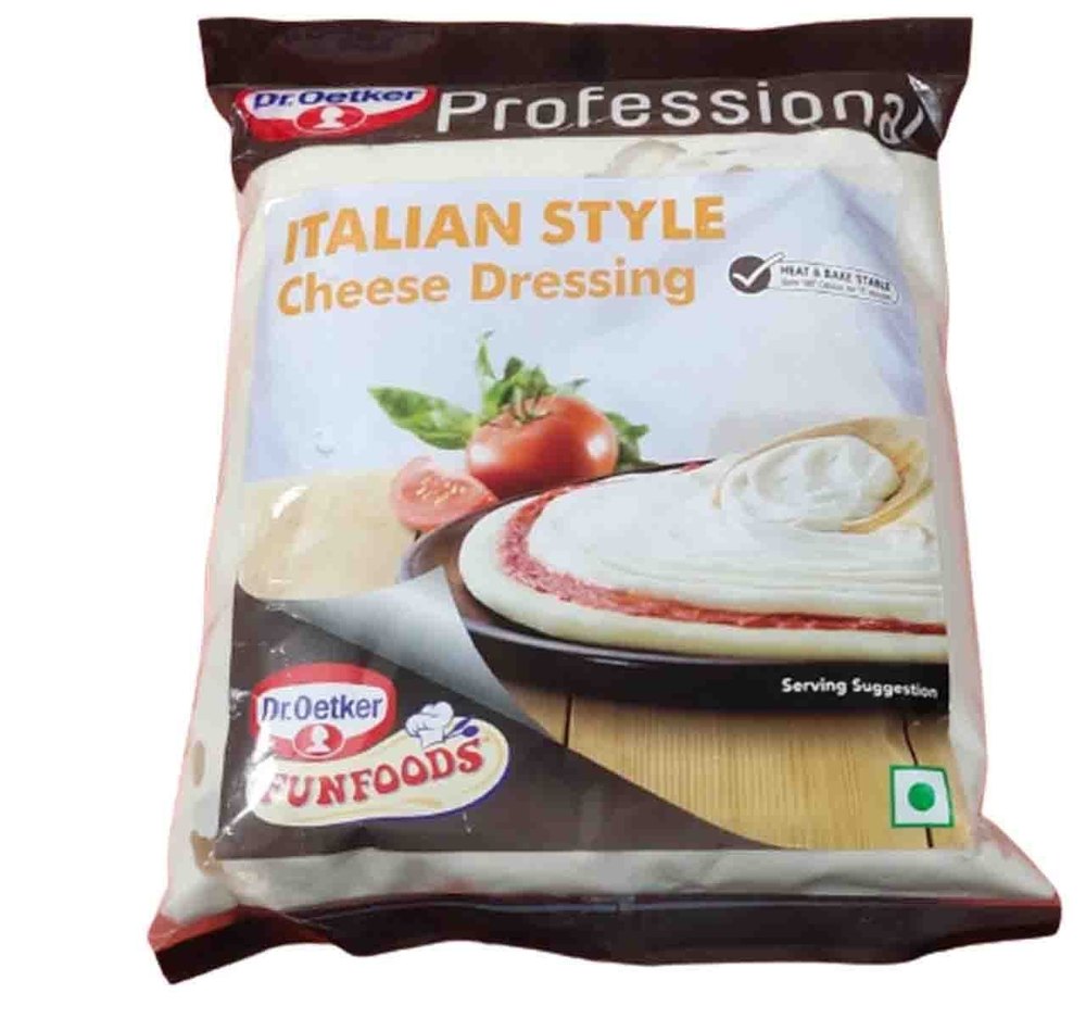 Dr. Oetker Italian Style Cheese Dressing Sauce, Packaging Size: 1 kg, Packaging Type: Pouch