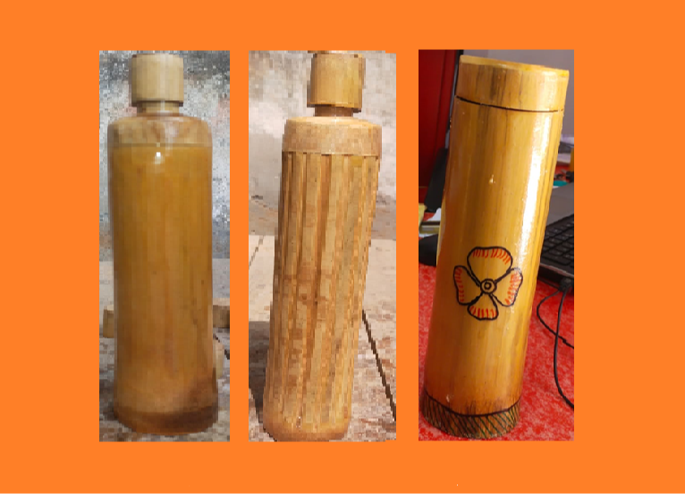 Bamboo Water Bottles- Pl. Bottle Alternative - Eco Friendly