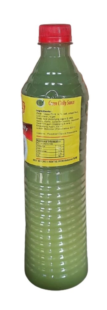 Manching 500 g Green Chilli Sauce, Packaging Type: Bottle