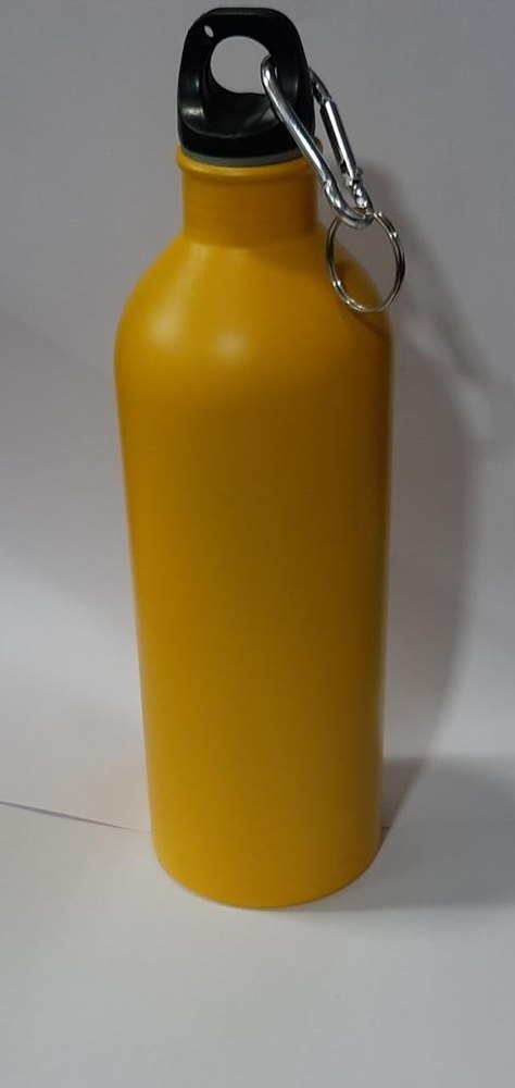 750ml Yellow Aluminum Water Bottle