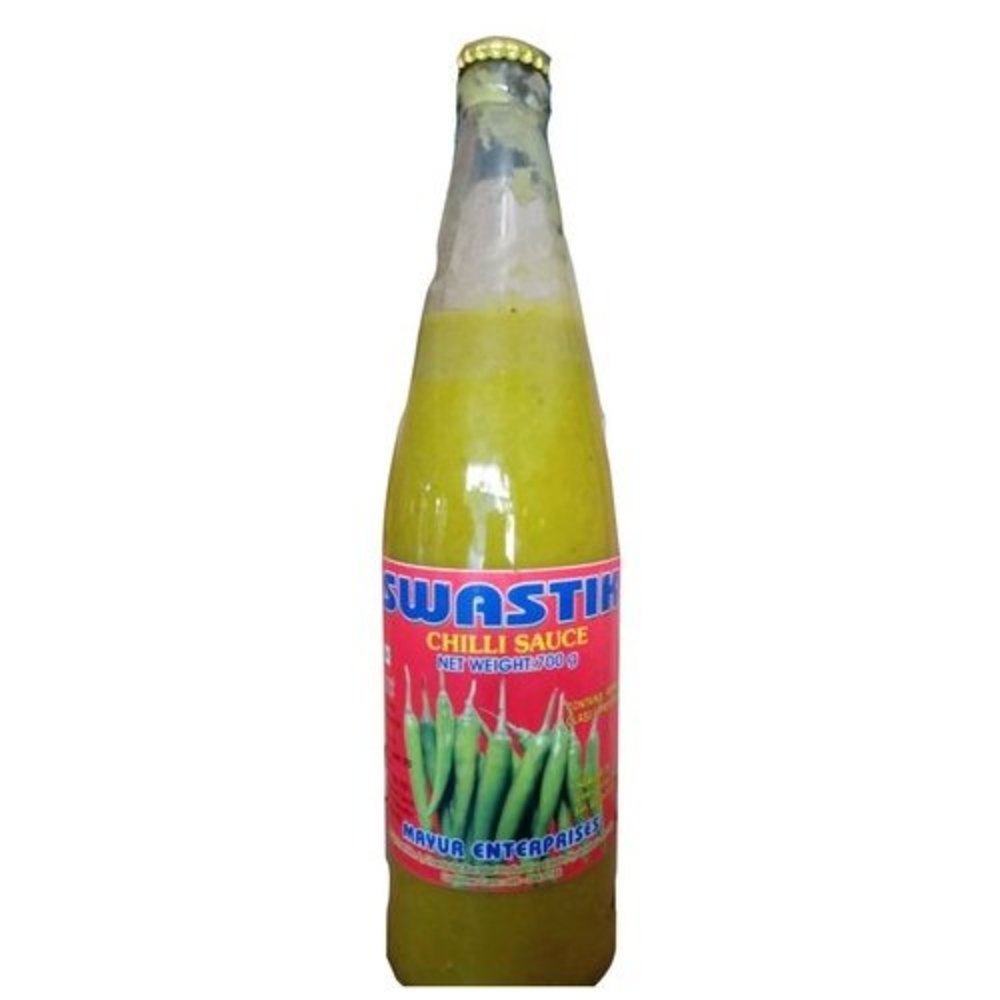 Swastik Green Chilli Sauce, Packaging Type: Bottle, Packaging Size: 700 Gm