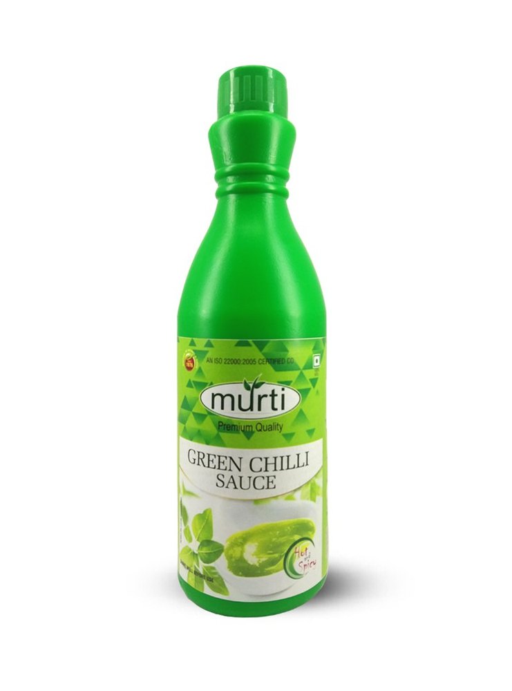 Murti Green Chilli Sauce, Packaging Type: Bottle, Pack Size(Gram): 700