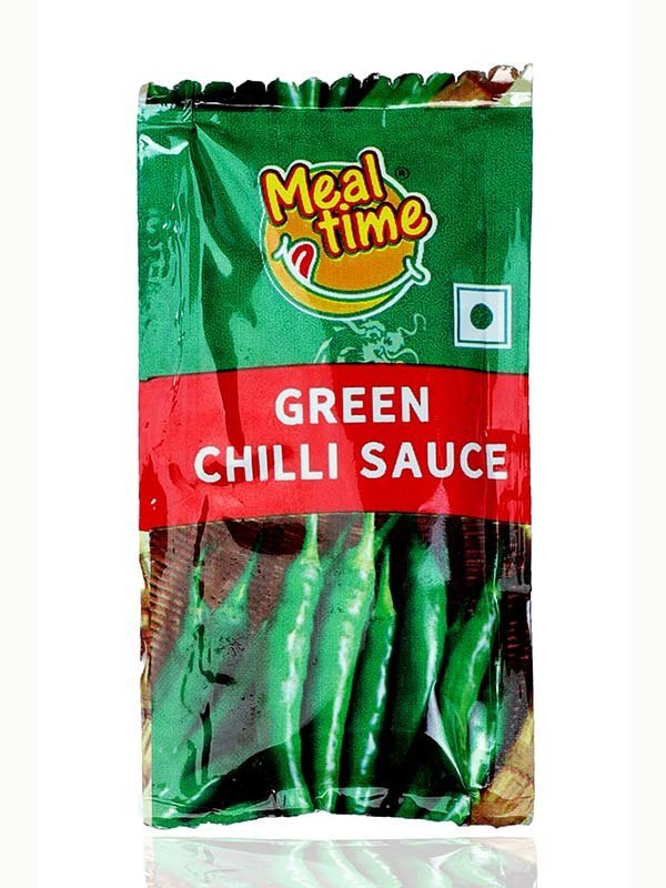 Meal Time Green Chilli Sauce 8g Sachets, Packaging Type: Packet, Packaging Size: 8gm * 100 * 12