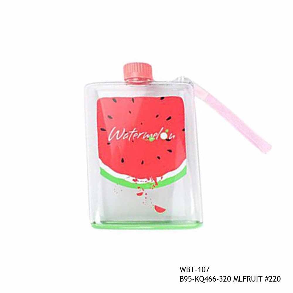 Transparent Note Book Fruit Bottle-WBT-107-380ml