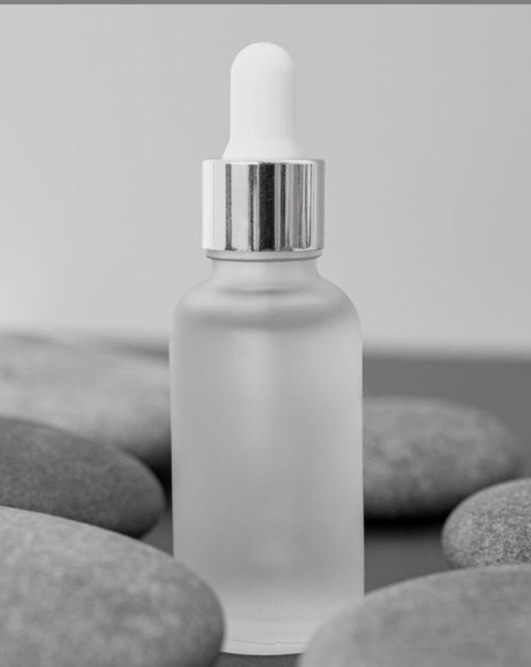 Leak Proof 15 Ml Frosted Glass Bottle, Dropper