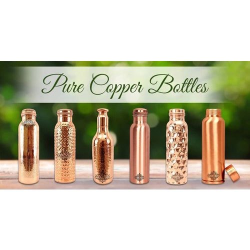 SRW Brown Promotional Copper Water Bottle