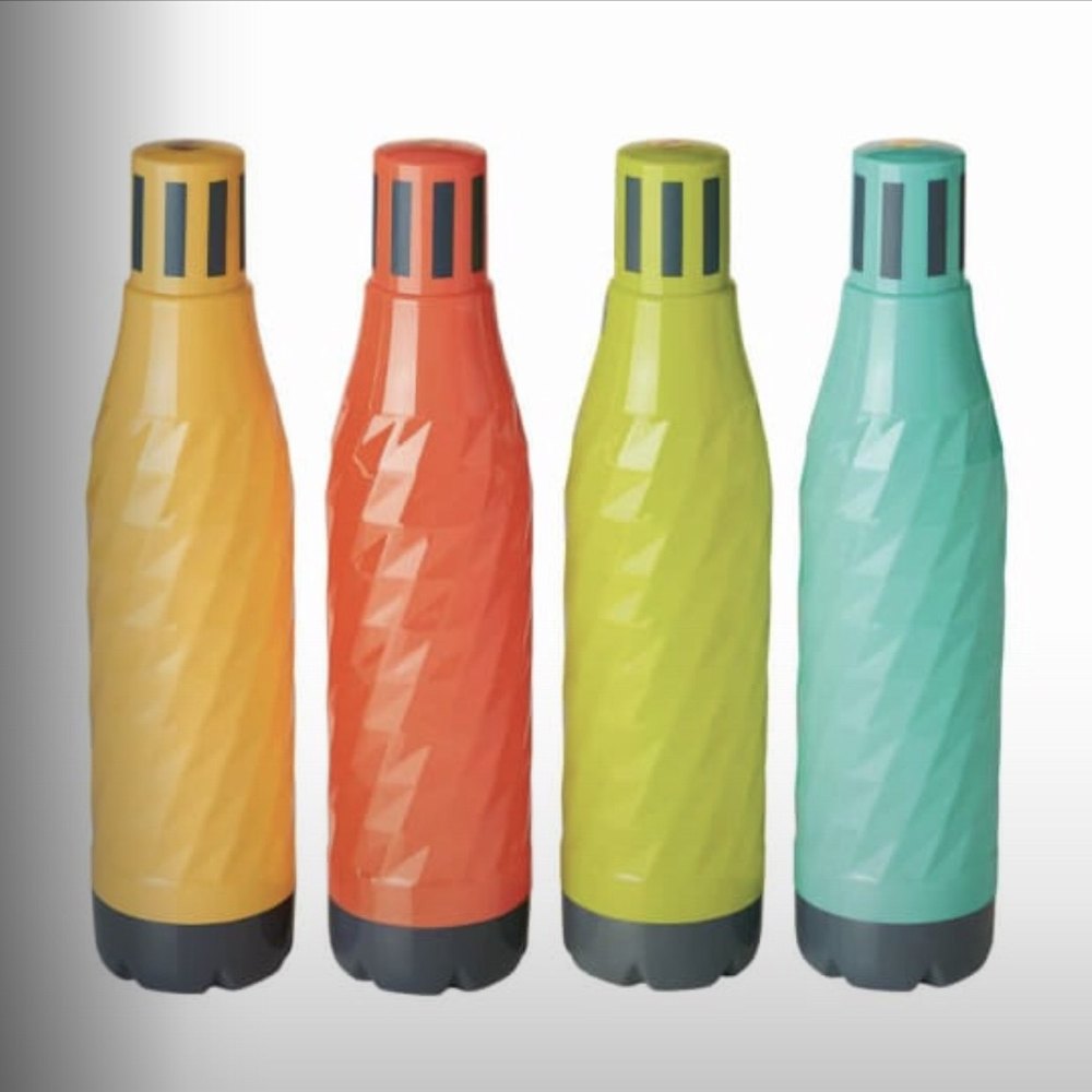 Visual Industries Plastic Gravity Insulated Bottle, For Drinking Water, Capacity: 1000 Ml