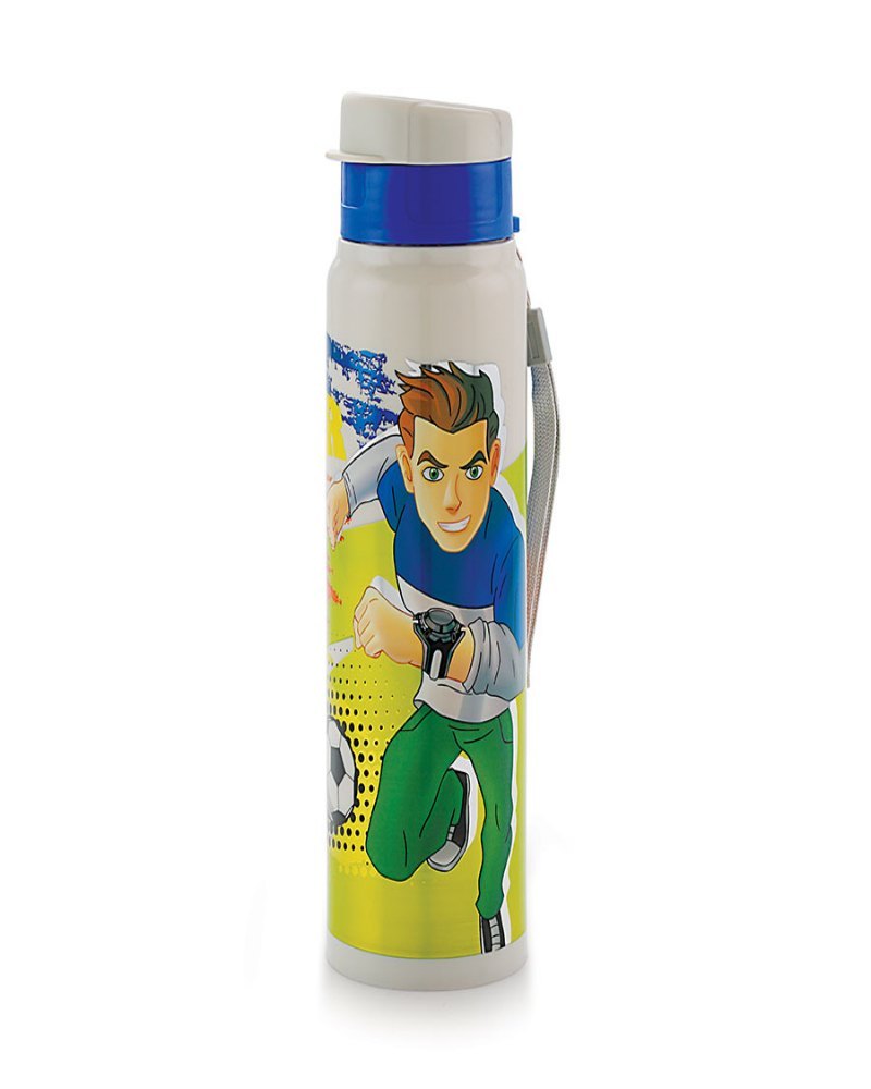 Printed Plastic Insulated Water Bottle