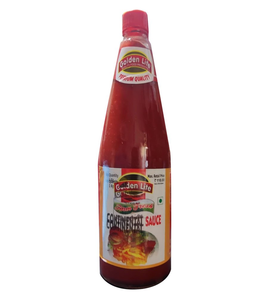 Spicy 1kg Golden Lite Continental Sauce, For Home And Restaurant, Packaging Type: Bottle
