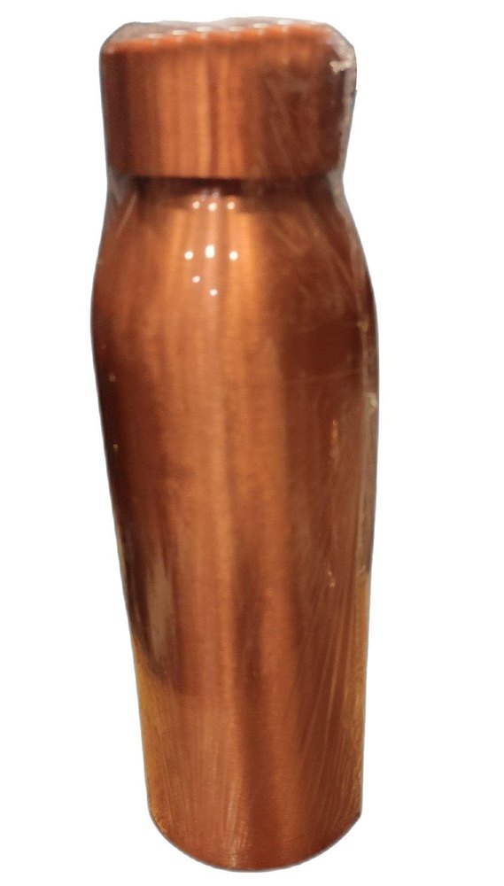 Bronze Polished Brass Water Bottle, Screw Cap