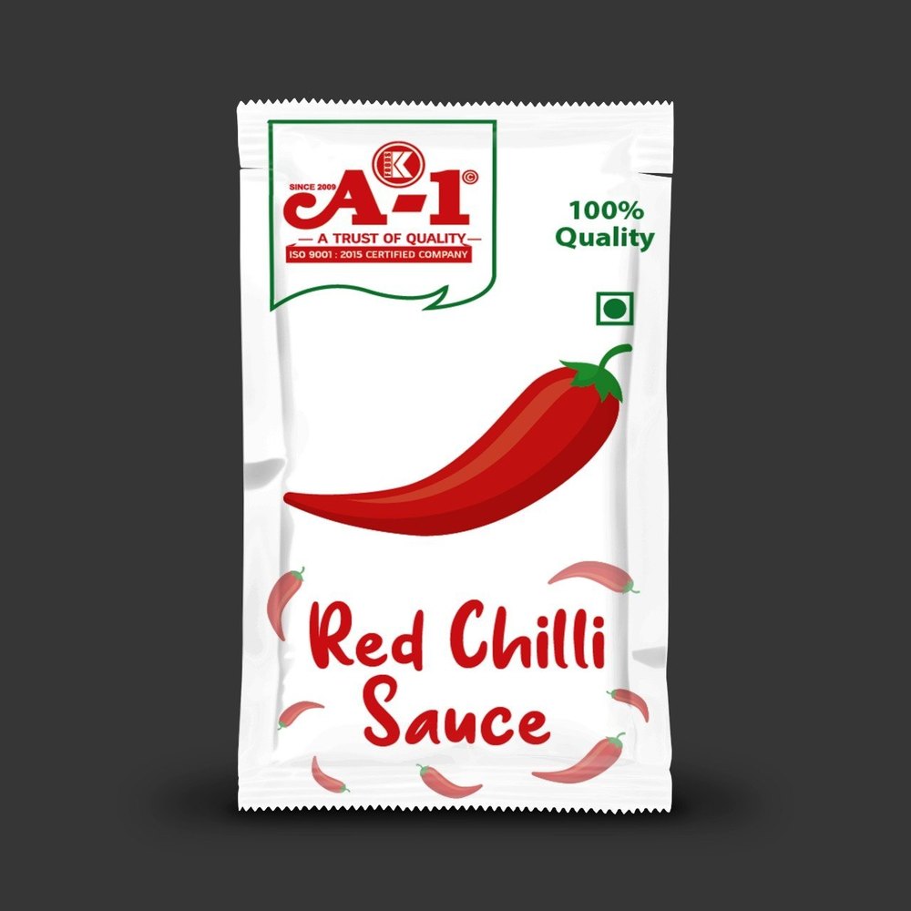 A1 Red Chilli Sauce, Packaging Size: 8 Gram