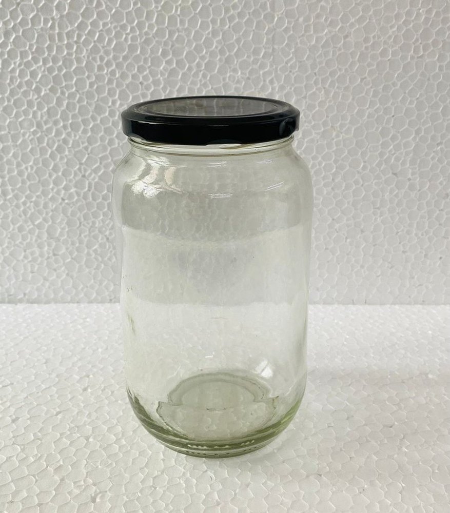 Transparent 1 Kg Honey Glass Jar