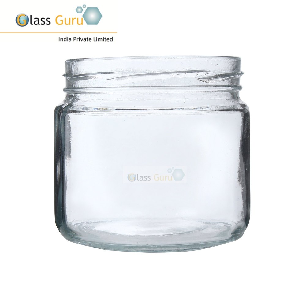 GGI Transparent 350 mL Wide Mouth Salsa Glass Jar, For Packaging