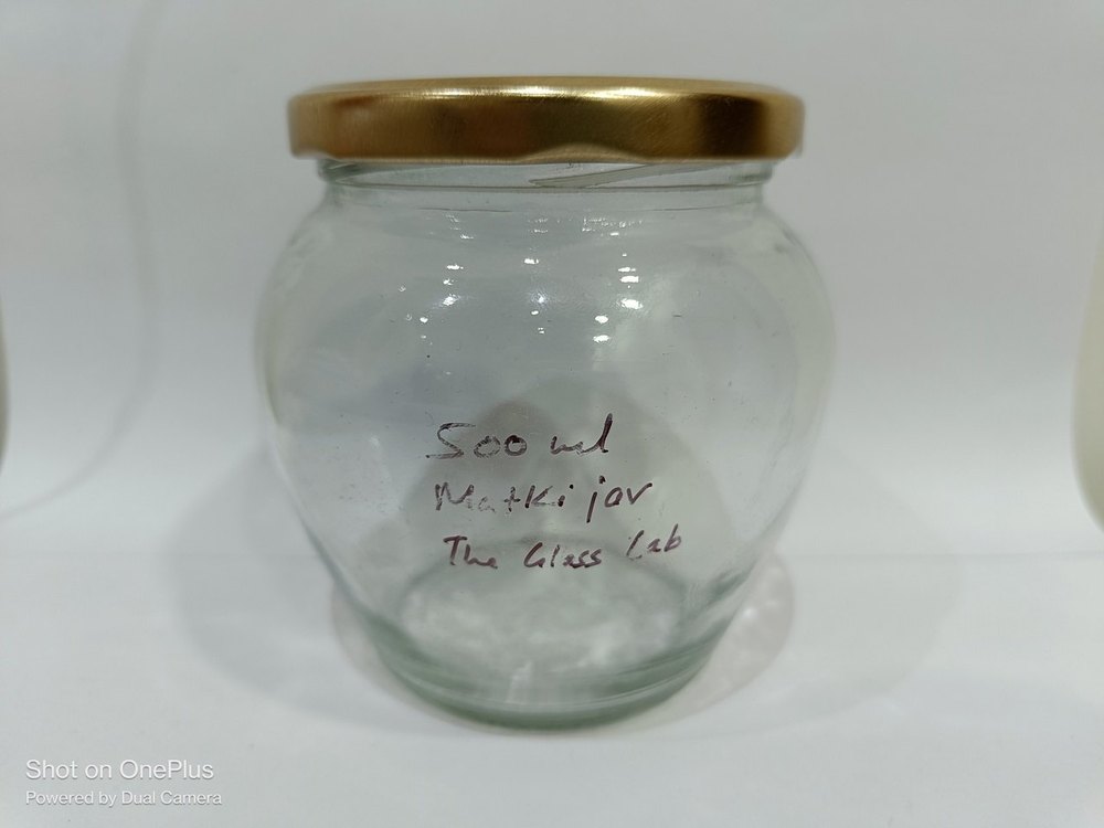 500ml Matki Glass Jar, For Food Storage