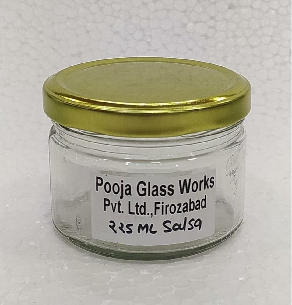 Tin 225ml Salsa Glass Jar