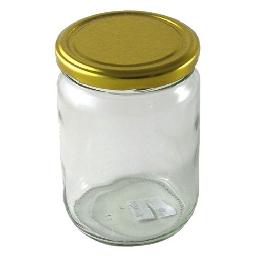 Metal 525ml salsa galss jar/ ghee Glass jar