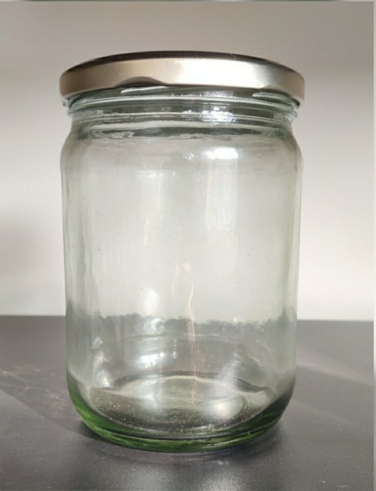 Metal Lug 82 mm Cap Salsa 550 Ml Glass Ghee Jar