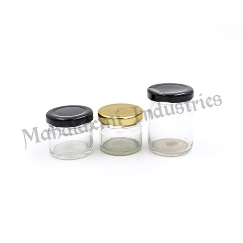 Metal Small Glass Jar Family, 50-150 Ml