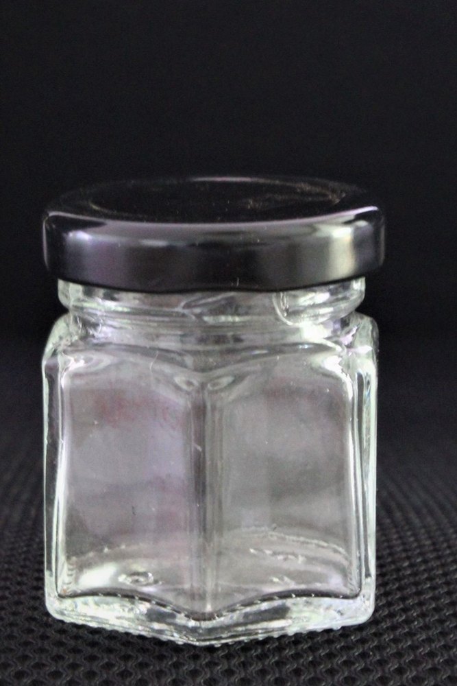 45ml Hexagonal Glass Jar with Cap