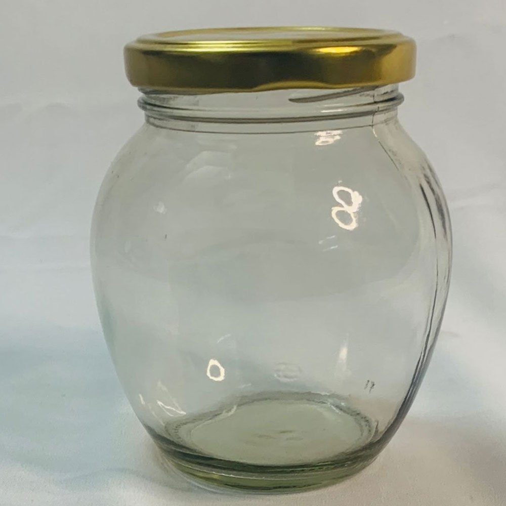 Aluminum 300Ml Borosilicate Glass Jar