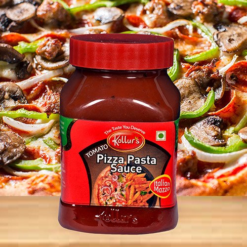 Kollur\'s 300GMS Tomato Pizza Pasta Sauce, Cool And Dry Place