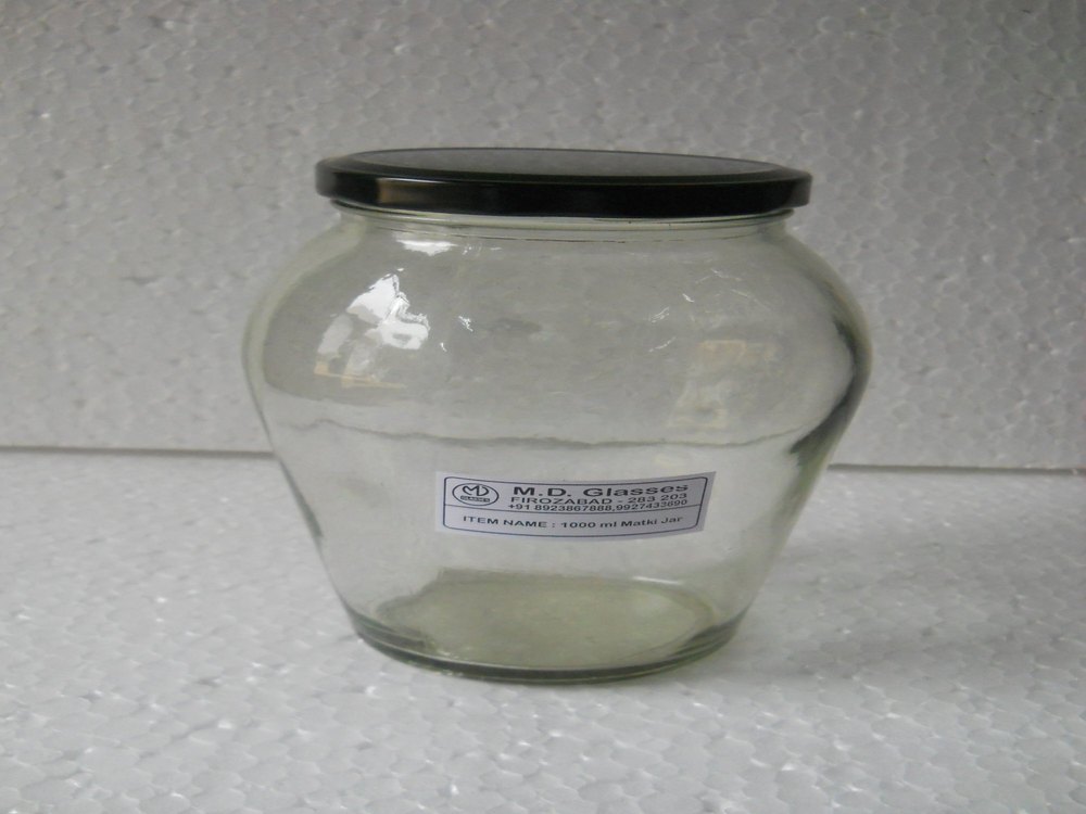 Lug Cap Matki Glass Jar, 1000 Ml