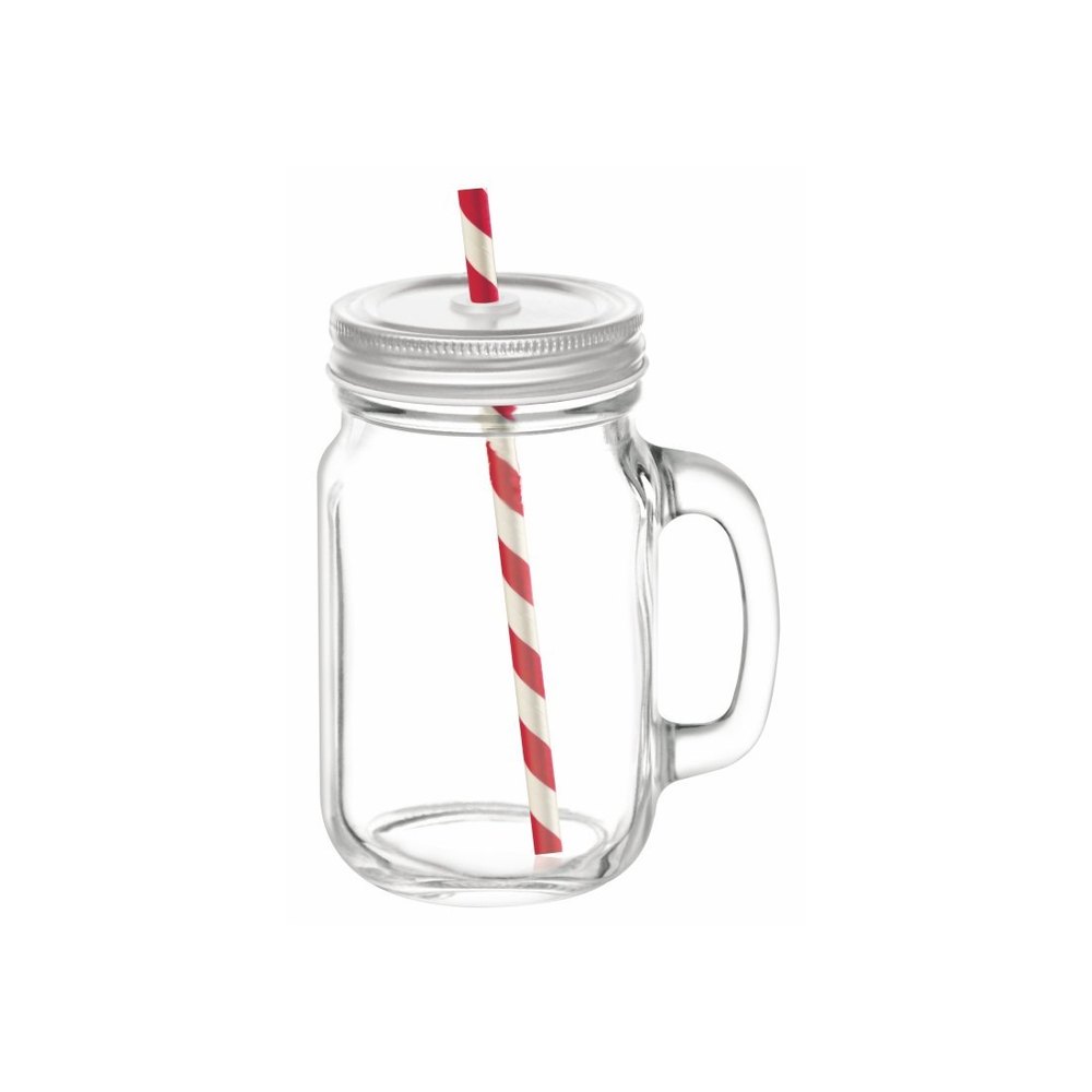 Transparent Glass Mason Jar, Capacity: 250-500 ml