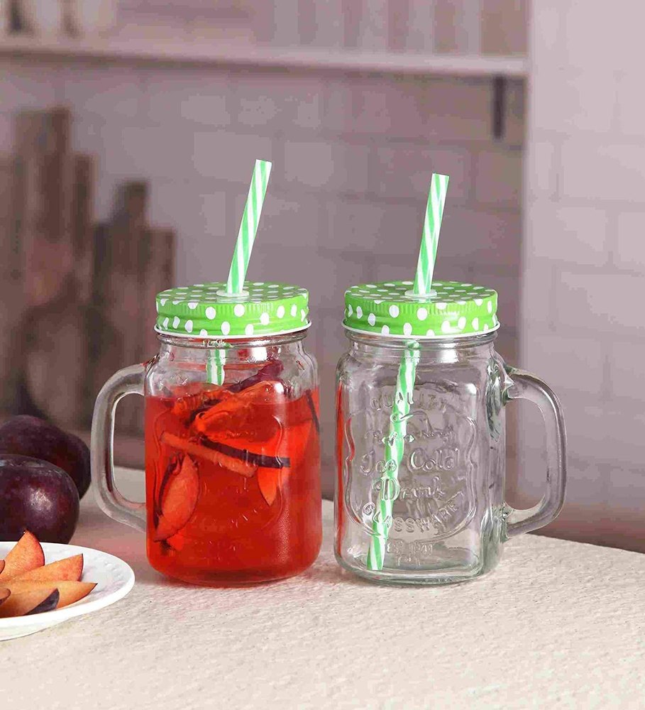 Transparent Glass Mason Jars