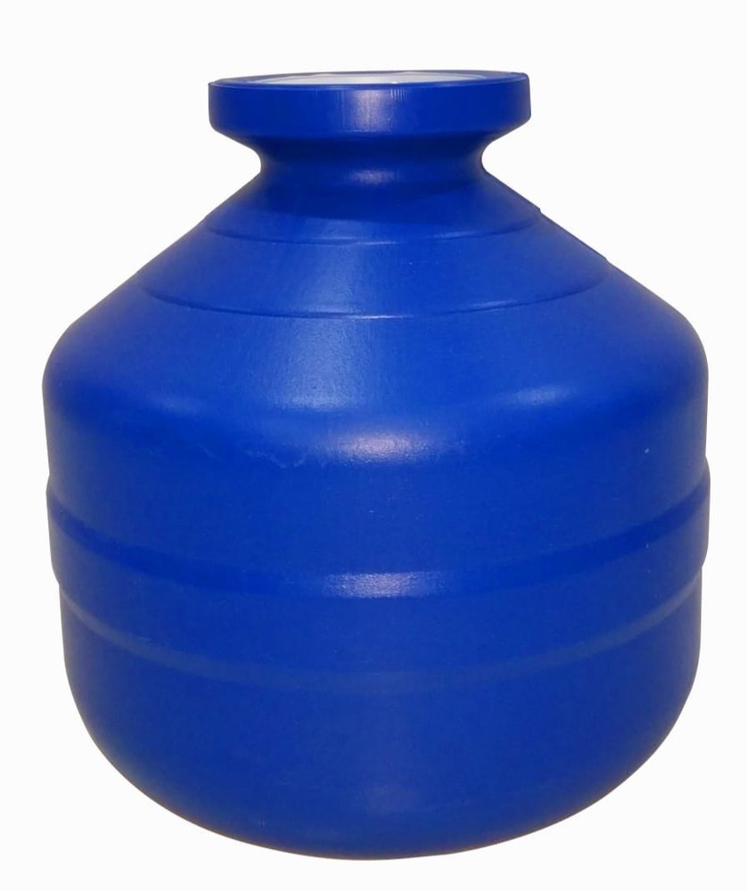 Blue, Orange Round 10 Litre Plastic Ghaghar, For Home