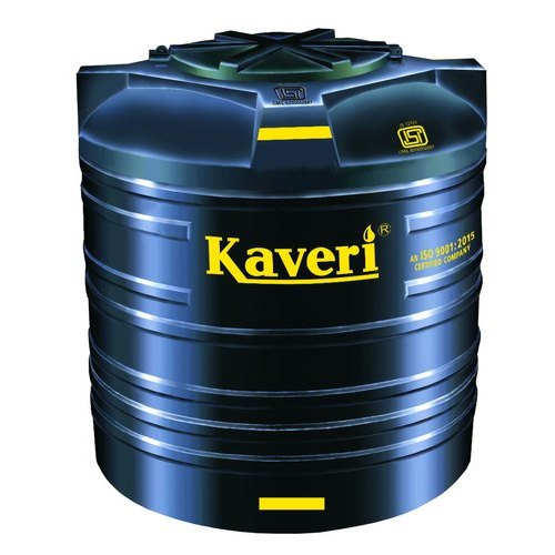 Black Plastic Kaveri Industrial Water Containers, Capacity: 750 - 1000 L